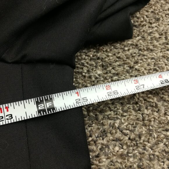 Jones New York Tuxedo Suit Wool 48R Three Button Black 38x31 - Picture 11 of 16